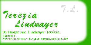 terezia lindmayer business card
