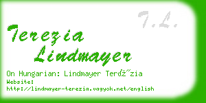 terezia lindmayer business card